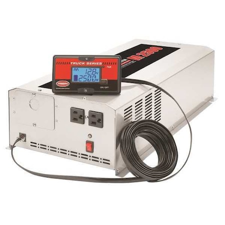 Power Inverter, Modified Sine Wave, 5, 000 W Peak, 2, 500 W Continuous, 2 Outlets MPN:M2500
