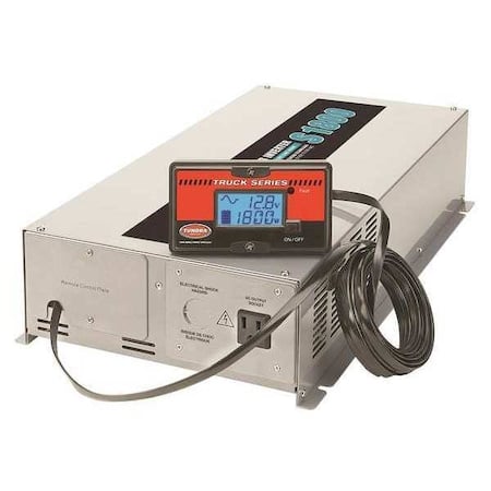 Power Inverter, Pure Sine Wave, 3, 600 W Peak, 1, 800 W Continuous, 2 Outlets MPN:S1800