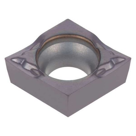 Diamond Turning Insert, Diamond, 11/64 in, CCGT, .5, Carbide MPN:6837456