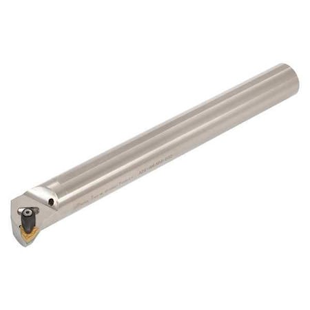 Indexable Boring Bar, A24-AWLNR4-D32, 14 in L, High Speed Steel, Trigon Insert Shape MPN:6864467