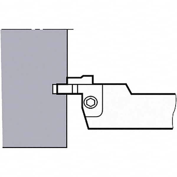 Indexable Grooving Toolholder: CFGSR25254DE, External, Right Hand, 120 mm Max Workpiece Dia MPN:6801606