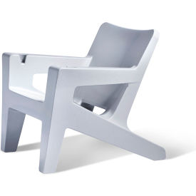 Tupelo Outdoor Bask Lounge Chair Concrete Gray 8400-710