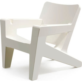 Tupelo Outdoor Bask Lounge Chair Ivory 8400-760