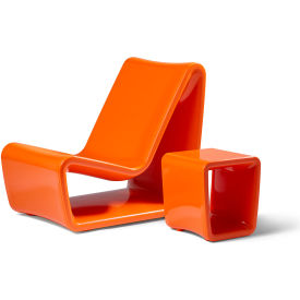 Tupelo Outdoor Loop Table Vintage Orange 8801-730