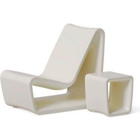 Tupelo Outdoor Loop Table Ivory 8801-760