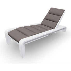 Tupelo Sunbrella® Deck Chaise Cushion Blend Coal 8135-302