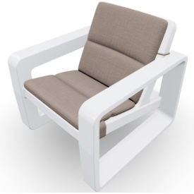Tupelo Sunbrella® Deck Chair Cushion V2-Blend Nomad 8675-333
