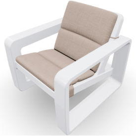 Tupelo Sunbrella® Deck Chair Cushion V2-Blend Sand 8675-335