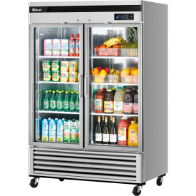 Turbo Air MSR-49G-2 Glass Door Refrigerator 49 Cu. Ft. Steel TSR-49GSD-N