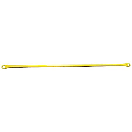 Turborail Guardrail Only, 7.5Ft, Sfty Yel MPN:407310S