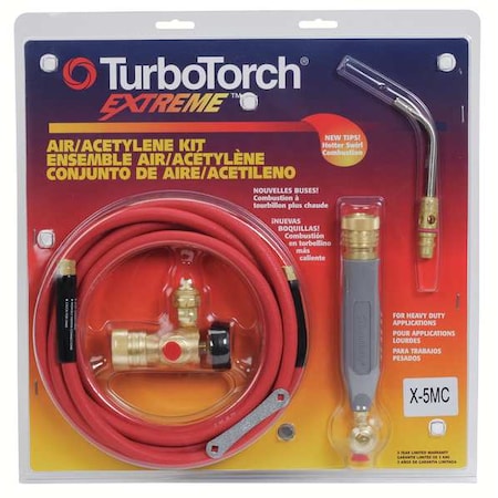 Torch Kit, X-5MC Series, Acetylene, CGA-200, A-5 MPN:0386-0384