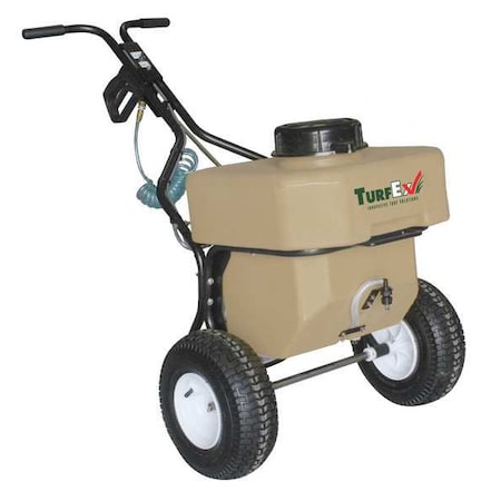 12 gal Walk Behind Sprayer, Poly, 8 ft L Hose, Fan Nozzle Spray Pattern, 60 psi Max MPN:TL80