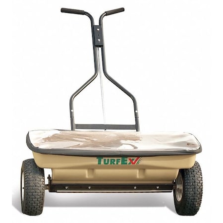 120 lbs Cap Drop Pro Walk Behind Spreader For Seed/Fertilizer, 28 in Spread, Fixed T Handle MPN:TS95