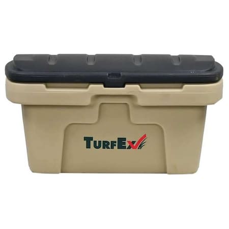 Storage Container, Polyethylene, Brown, 17 2/5 in H, 22.75 in W MPN:74053