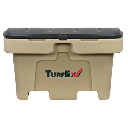 Storage Container, Polyethylene, Brown, 27 3/4 in H, 33.25 in W MPN:74057