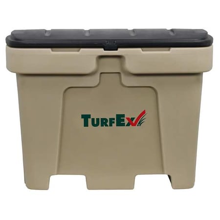 Storage Container, Polyethylene, Brown, 35 3/4 in H, 33.25 in W MPN:74059