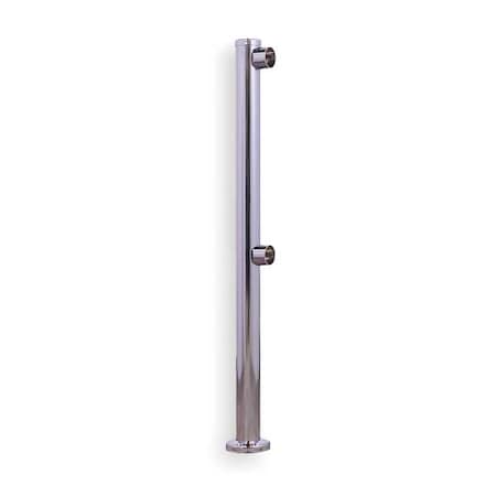 End Post, Brushed Chrome MPN:1013-S