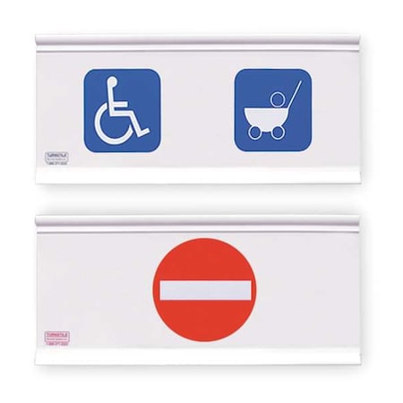 Handicap Symbol/No Entry, Gate Signage MPN:HS-NE
