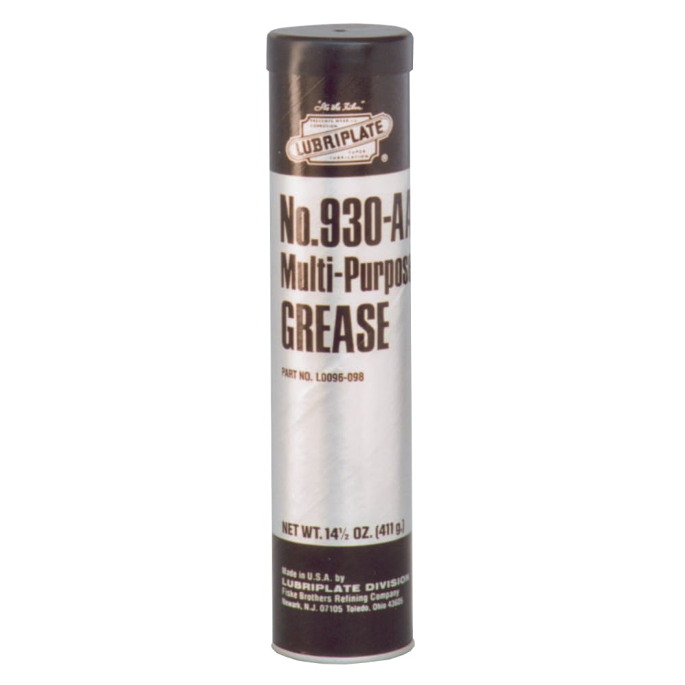 930 Series Multi-Purpose Grease, 14 1/2 oz, Cartridge, NLGI Grade 1 MPN:L0096-098