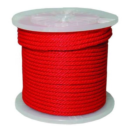 Braided Rope Spool, Red, 3/8 in. x 500 ft. MPN:98330