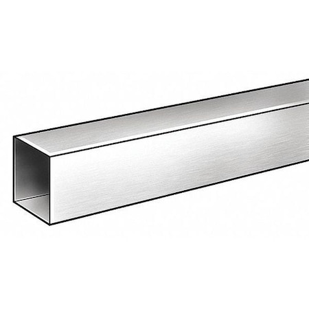 SS Tubing, 316/L, 1-1/2 Sqx.120 WA, 6ft. MPN:03103-6