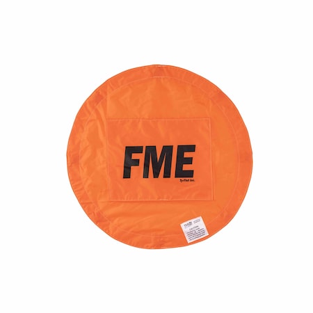 Magnetic FME Cover, 24 in Dia, Orange MPN:MAG24DIAOR