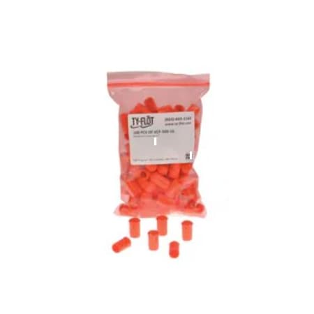 Orange Tube Cap, 1/2 ft., PK100 MPN:VCF50016OR