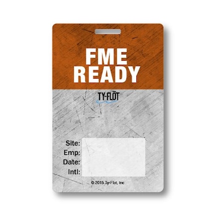 Identification Badge, FME Qualified MPN:FMERDYBDG