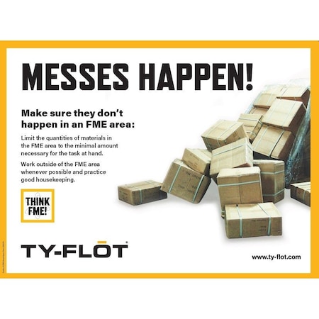 Think FME Poster, Lanyards Stop Them MPN:PSTR1110