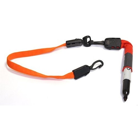 Lanyard for Pen/Pencil, Orange, PK100 MPN:BNCLP3OR