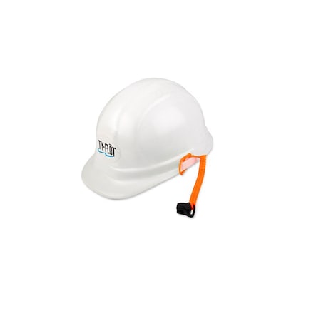 Coil Hard Hat Lanyard, Orange, PK100 MPN:EZLNYHRDCLOR