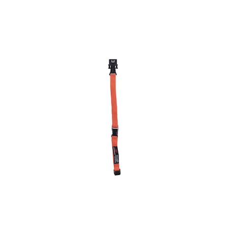 Patented Hard Hat Lanyard No Metal, PK100 MPN:LNYHRDFMEOR