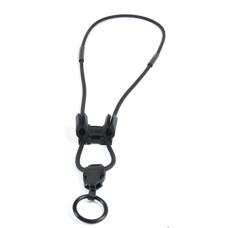 Lanyard, Black, Rubber, w/pen MPN:NL24RSPBK