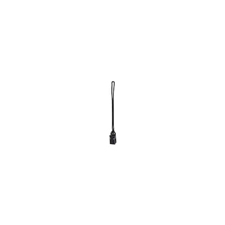 Tether with 1 Versaclamp, 6 in, Black, PK25 MPN:TETHCBK