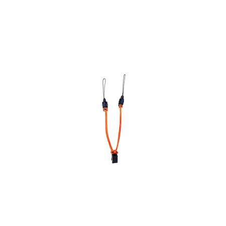 Dual Tether w/2 Rope Clips, 6 in, PK25 MPN:TETHCRRDOR