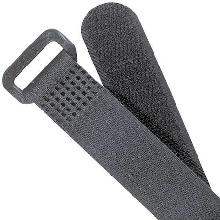 Cable Tie, 18 in L, 5 in Max Bundle Dia., Black, Nylon, 50 lb Strength, 10 PK MPN:FOL500-50-0