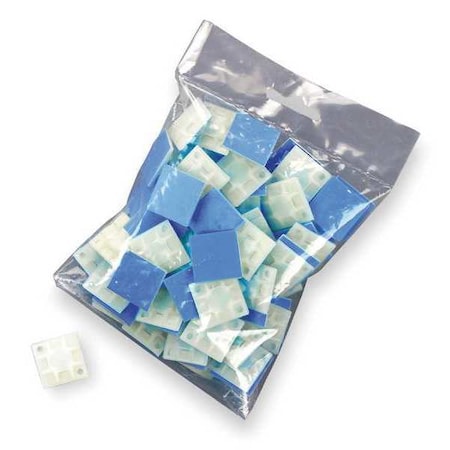 Cable Tie Mount, Nylon 6/6, Natural, 100 PK MPN:MPNY-1000-9-C