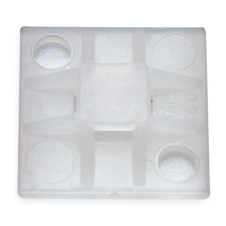 Cable Tie Mounting Base, Nylon 6/6, Natural, 0.74 in L MPN:MPNY-750-9-C