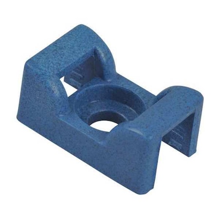 Metal Detectable Cable Tie Mount, Nylon 6/6, Blue, 0.67 in L MPN:TC5141-NDT