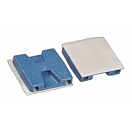 Metal Detectable Cable Tie Mount, Nylon 6/6, Blue, 1.13 in L MPN:TC5342A-NDT