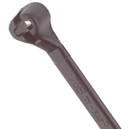 Cable Tie, 14 in L, 4 in Max Bundle Dia., Black, Nylon 6/6, 18 lb Strength, 1000 PK MPN:TY234MX