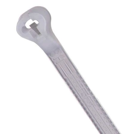Cable Tie, 4 in L, 5/8 in Max Bundle Dia., Natural, Nylon 6/6, 18 lb Strength, 1000 PK MPN:TY23M