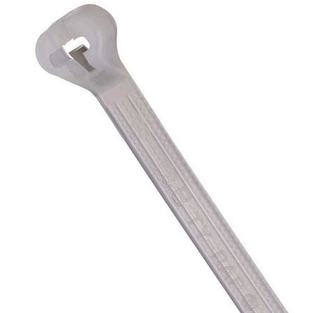 Cable Tie, 8-1/2 in L, 2 in Max Bundle Dia., Natural, Nylon 6/6, 30 lb Strength, 1000 PK MPN:TY242M