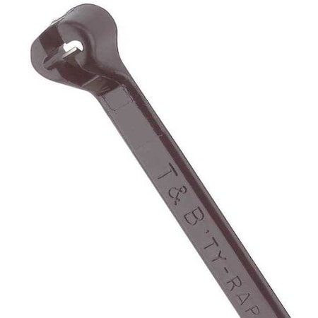 Cable Tie, 5-1/2 in L, 1-1/4 in Max Bundle Dia., Black, Nylon 6/6, 30 lb Strength, 1000 PK MPN:TY24MX