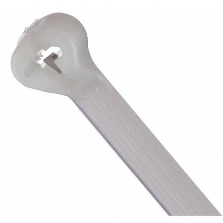 Cable Tie, 11-1/2 in L, 3-1/4 in Max Bundle Dia., Natural, Nylon 6/6, 50 lb Strength, 1000 PK MPN:TY253M