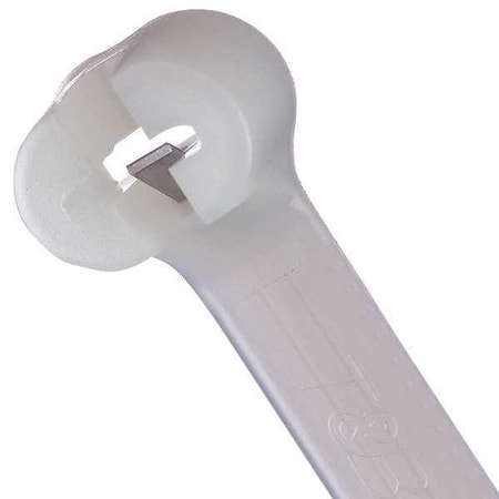 Cable Tie, 8-1/2 in L, 2 in Max Bundle Dia., Natural, Nylon 6/6, 120 lb Strength, 500 PK MPN:TY272M