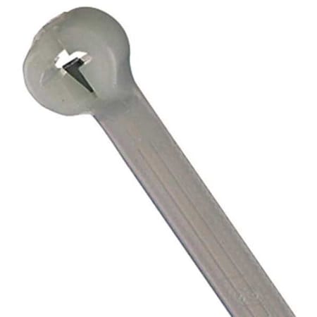 Cable Tie, 14-1/2 in L, 4 in Max Bundle Dia., Natural, Nylon 6/6, 50 lb Strength, 1000 PK MPN:TY28M