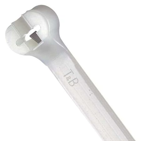 Cable Tie, 30-1/2 in L, 9 in Max Bundle Dia., Natural, Nylon 6/6, 120 lb Strength, 500 PK MPN:TY29M