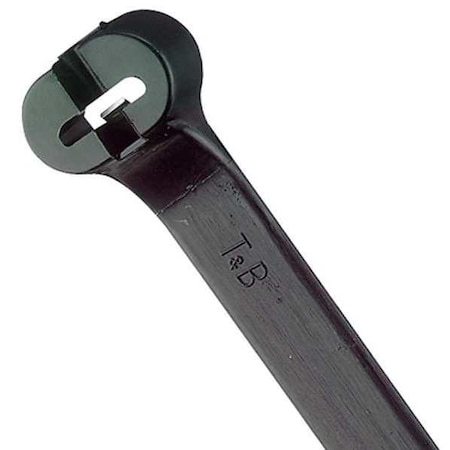 Cable Tie, 30-1/2 in L, 9 in Max Bundle Dia., Black, Nylon 6/6, 120 lb Strength, 500 PK MPN:TY29MX
