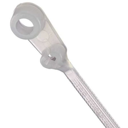Cable Tie, 4 in L, 5/8 in Max Bundle Dia., Natural, Nylon 6/6, 18 lb Strength, 1000 PK MPN:TY33M